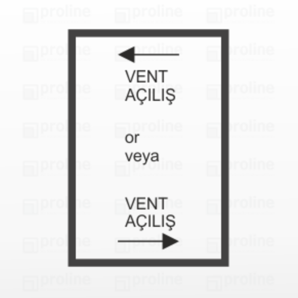 Tek Açılım PVC Pencereler