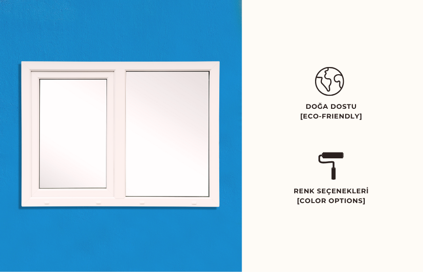 Tek Açılım PVC Pencereler